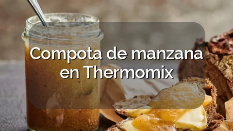 Compota de manzana en Thermomix