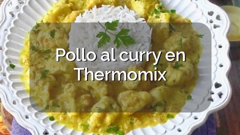 Pollo al curry en Thermomix