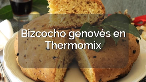 Bizcocho genovés en Thermomix