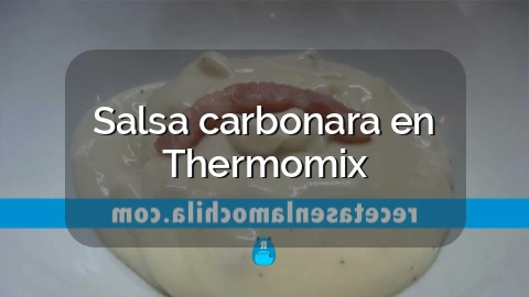 Salsa carbonara en Thermomix
