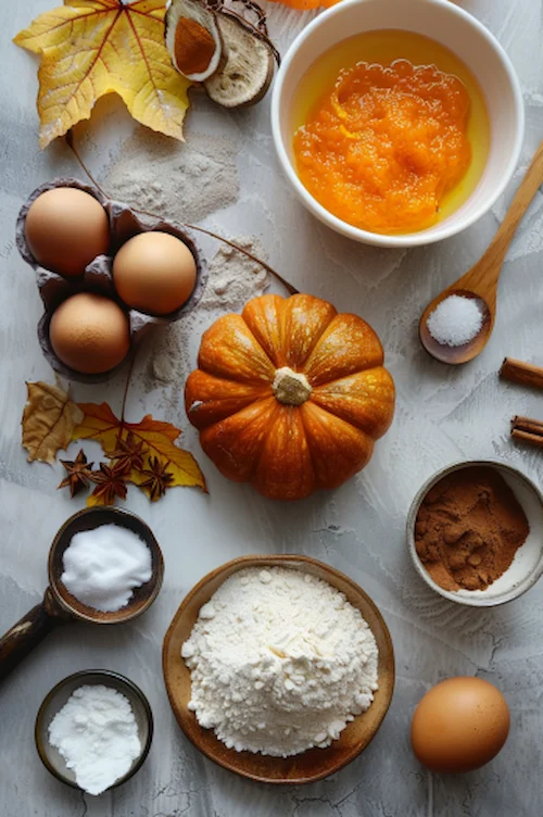 ingredientes Bizcocho de calabaza en Thermomix